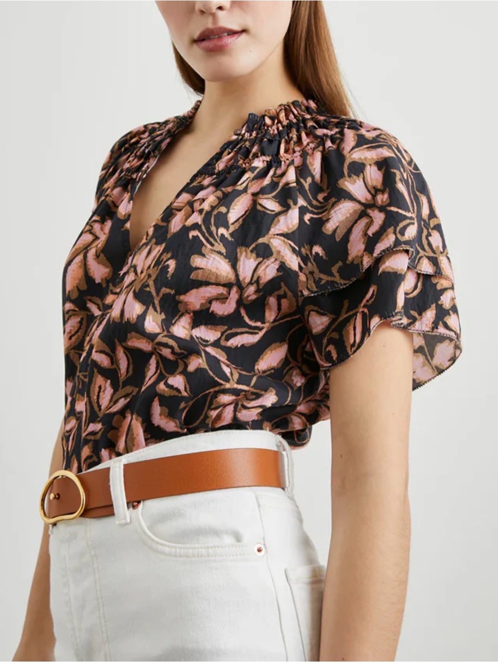NWT Rails Kamila Top in Jasmine Floral Print Size Large - Picture 2 of 8